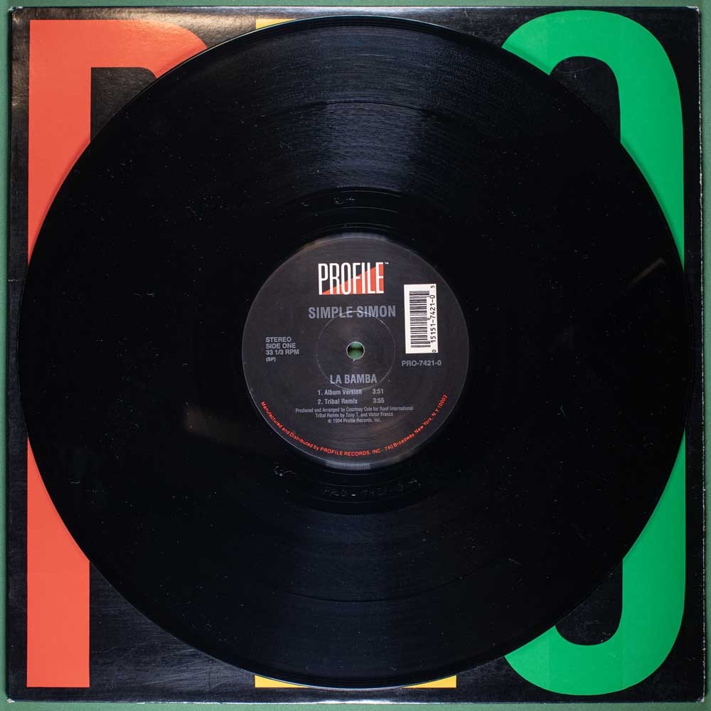 Simple Simon / Panhead - La Bamba / Put Up Your Lighter (Single LP) - Image 3