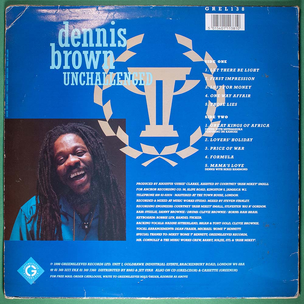 Dennis Brown - Unchallenged (LP Importado) - Image 4