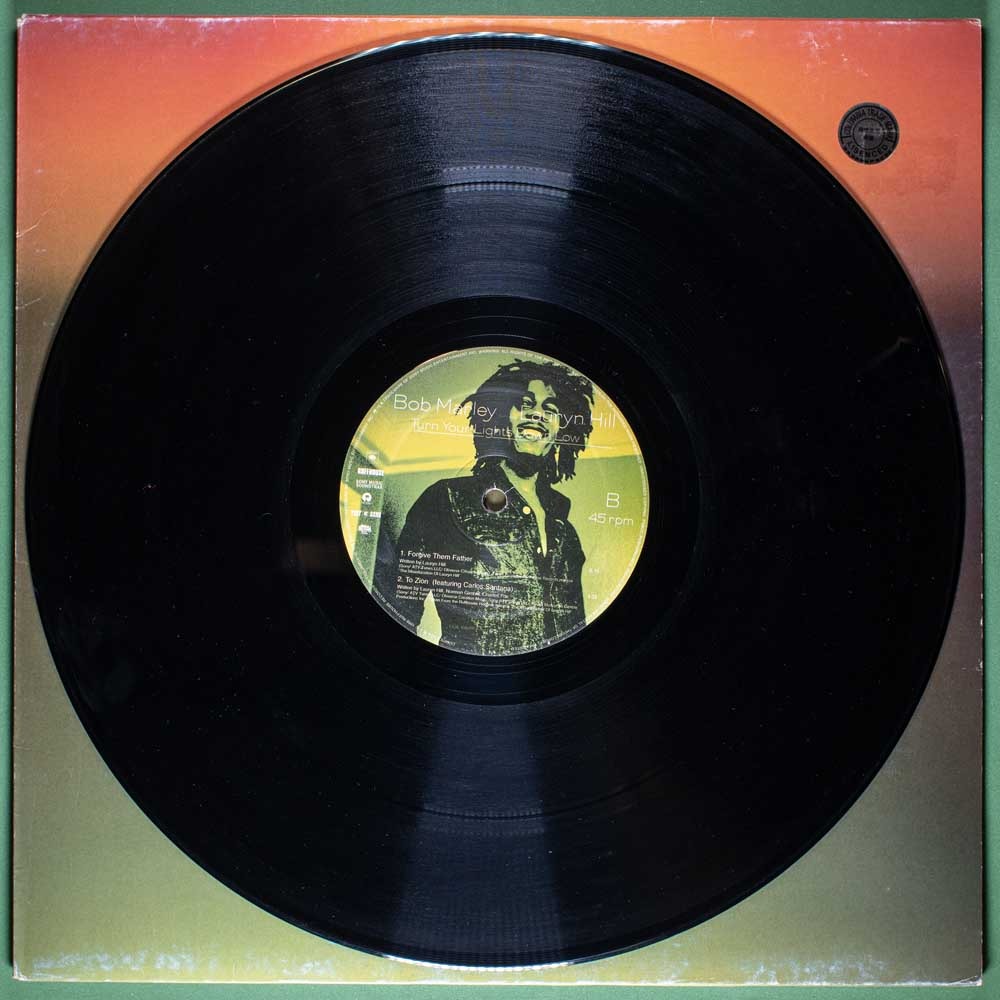 Bob Marley & Lauryn Hill - Turn The Lights Down Low (LP Single Importado) - Image 3