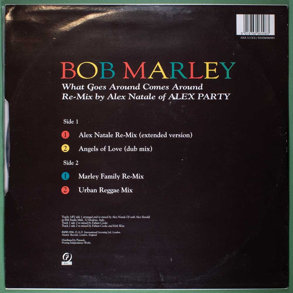Bob Marley - What Goes Around Comes Around (LP Single Importado) - Image 4