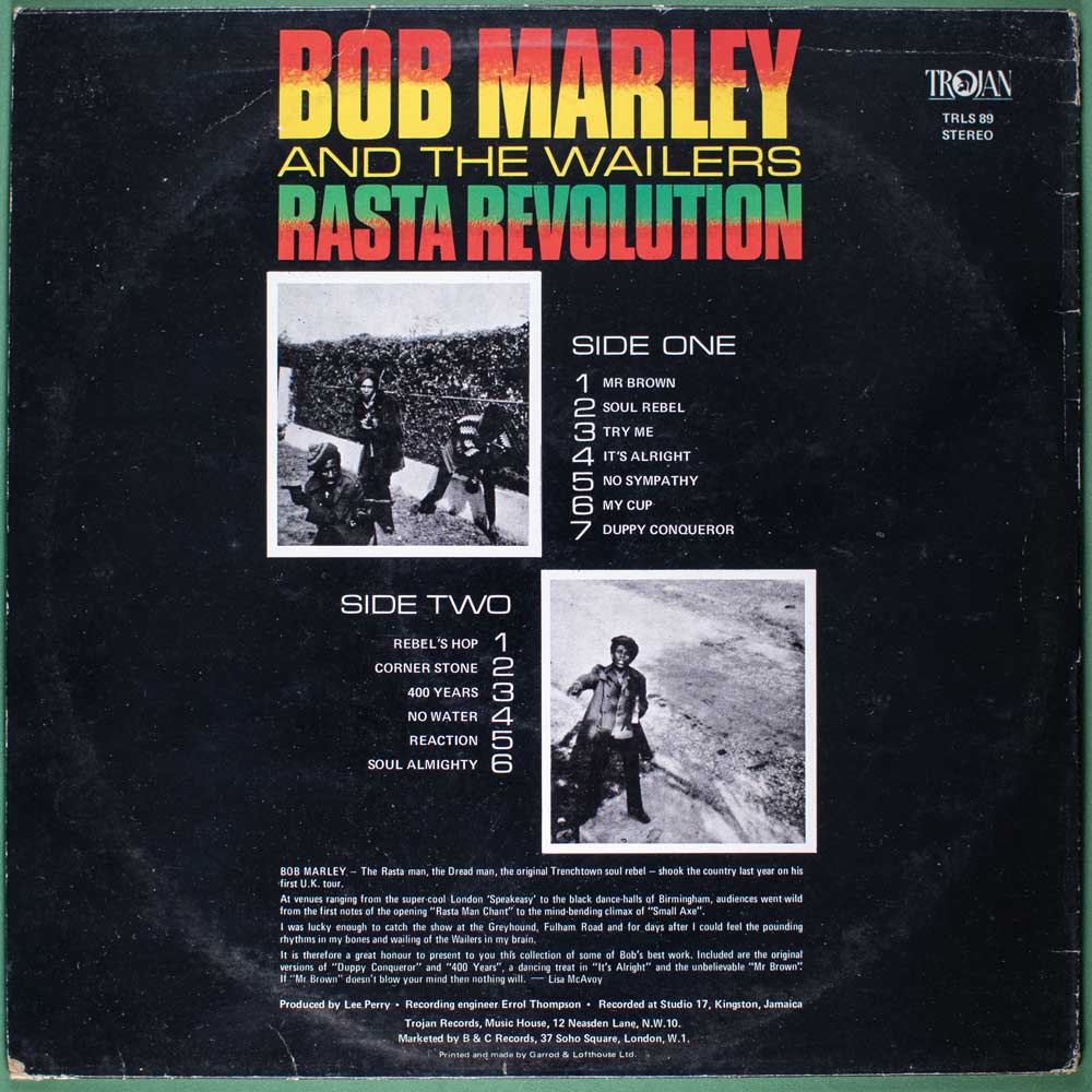 Bob Marley and The Wailers - Rasta Revolution (LP Importado) - Image 4