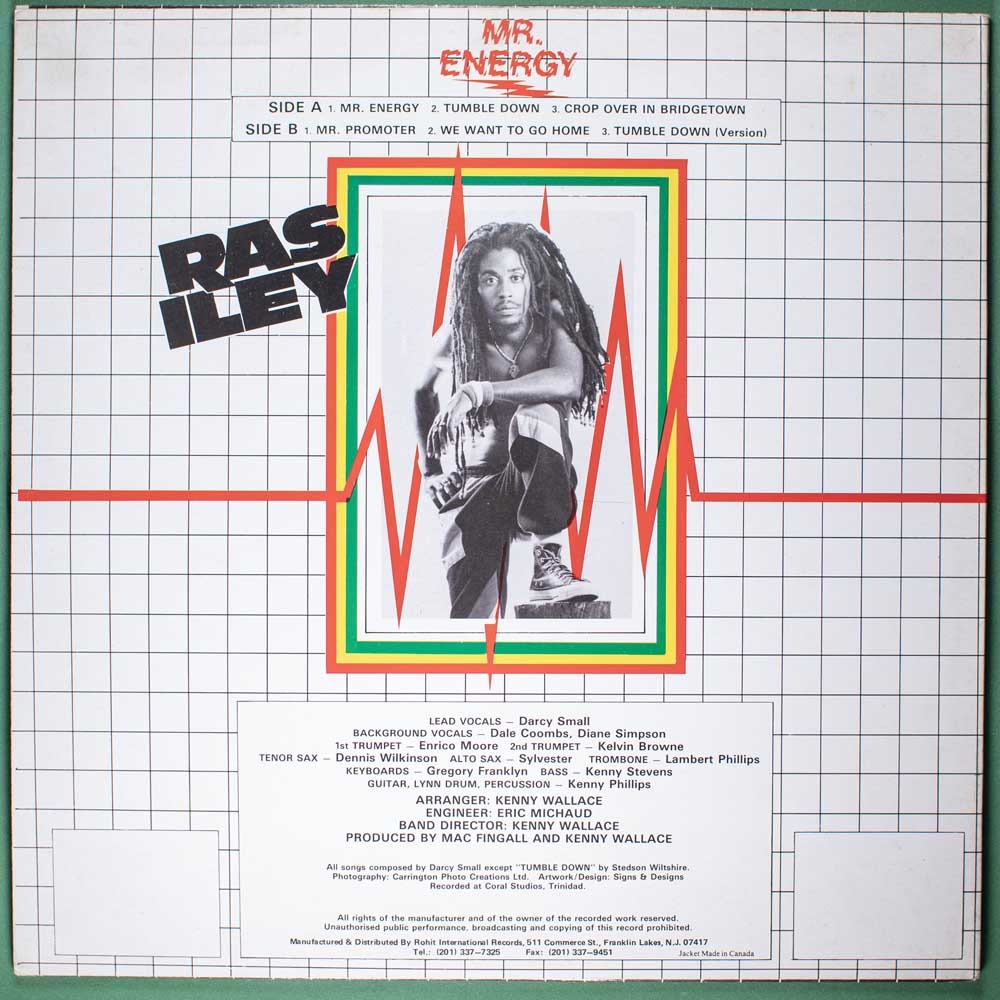 Ras Iley - Mr. Energy (LP Importado) - Image 4