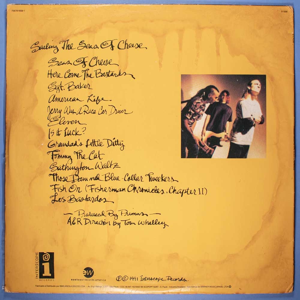 Primus - Sailing The Seas of Cheese (Vinil LP) - Imagem 6