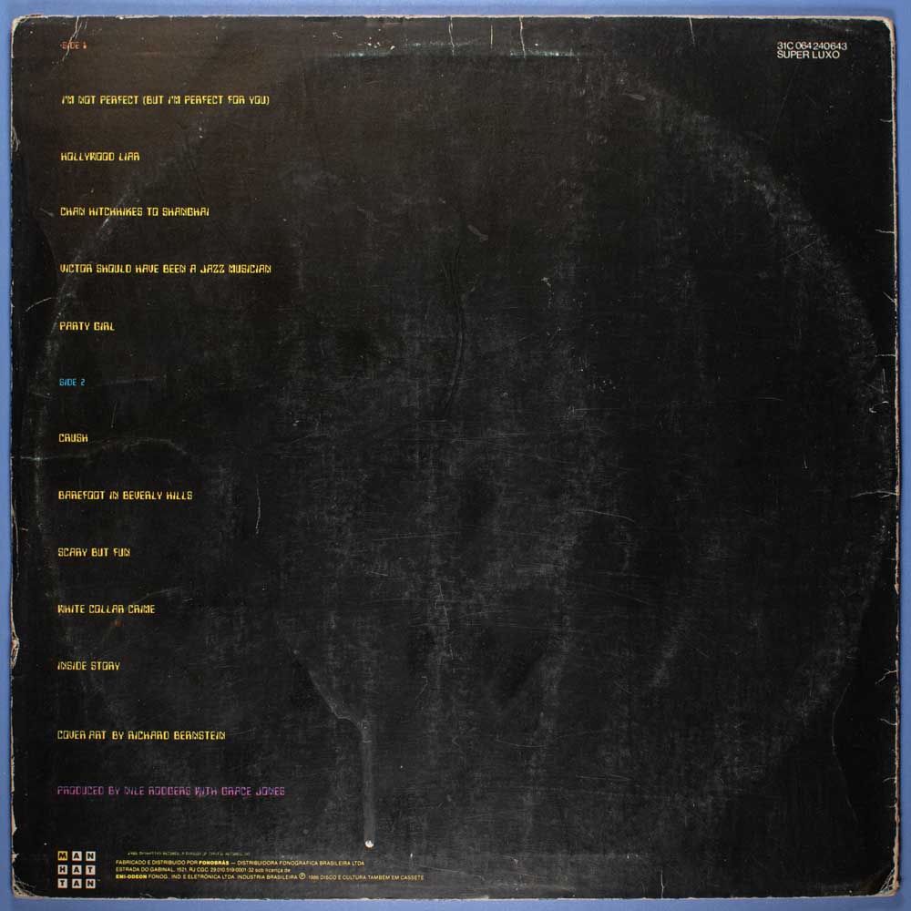 Grace Jones - Inside Story (LP) - Image 4