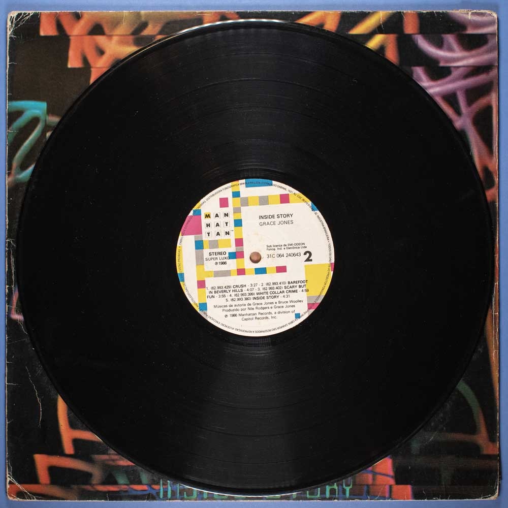 Grace Jones - Inside Story (LP) - Image 3