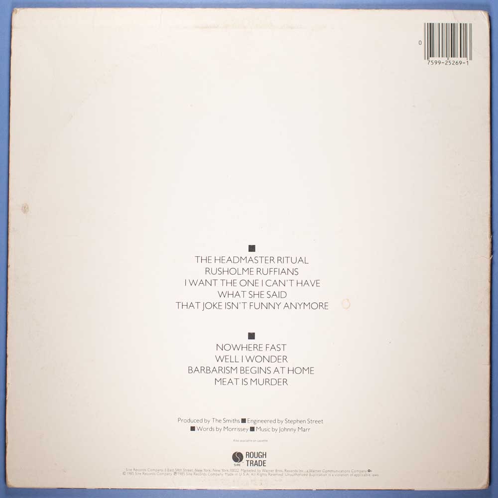 The Smiths - Meat Is Murder (LP Importado) - Image 4