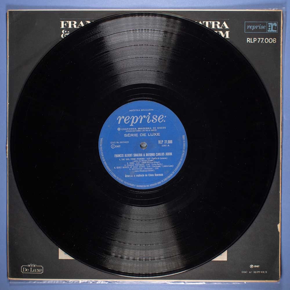 Francis Albert Sinatra E Antonio Carlos Jobim - Orchestred by Claus Ogerman (LP) - Image 3