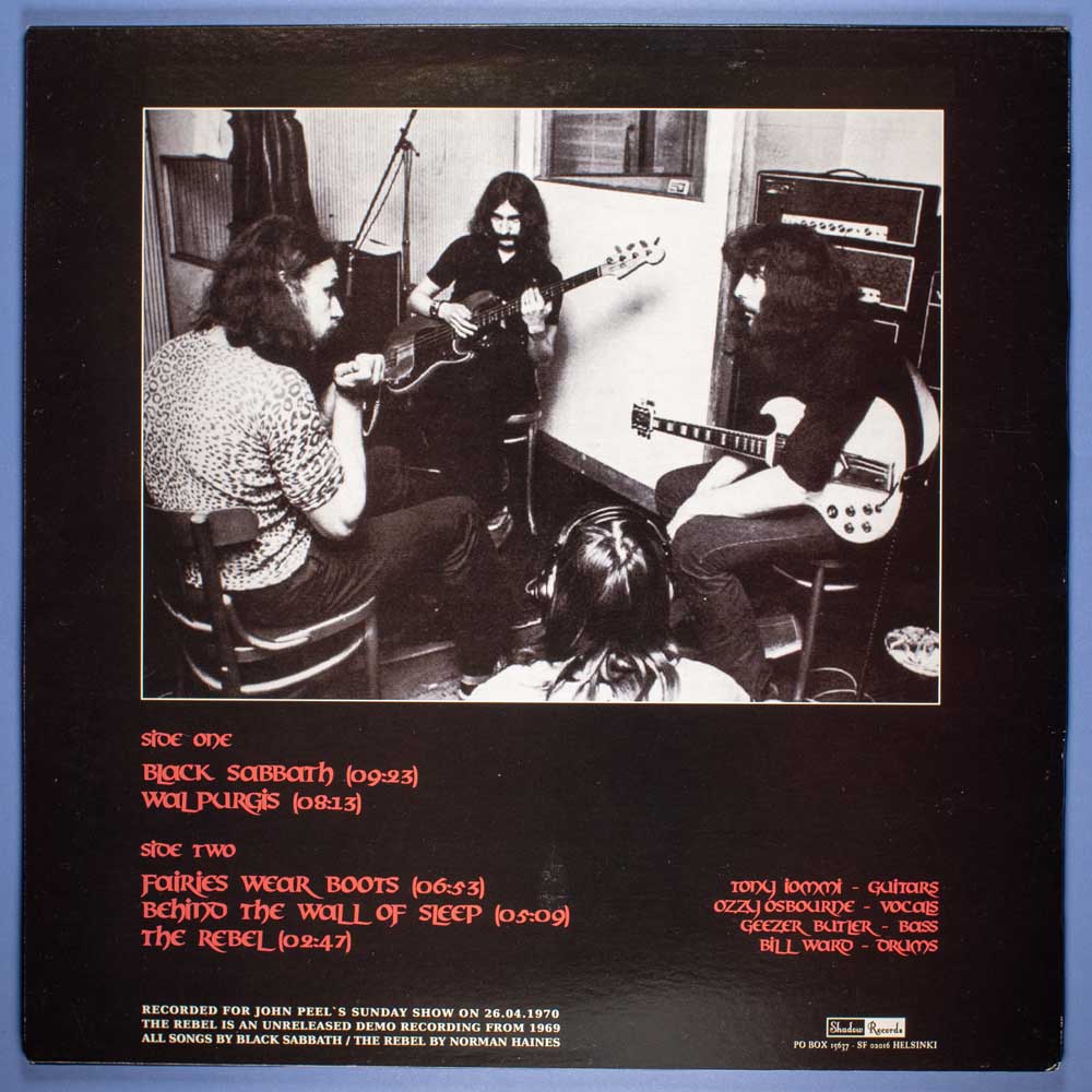 Black Sabbath - Walpurgis, The Peel Session 1970 (Vinil LP Importado) - Imagem 4