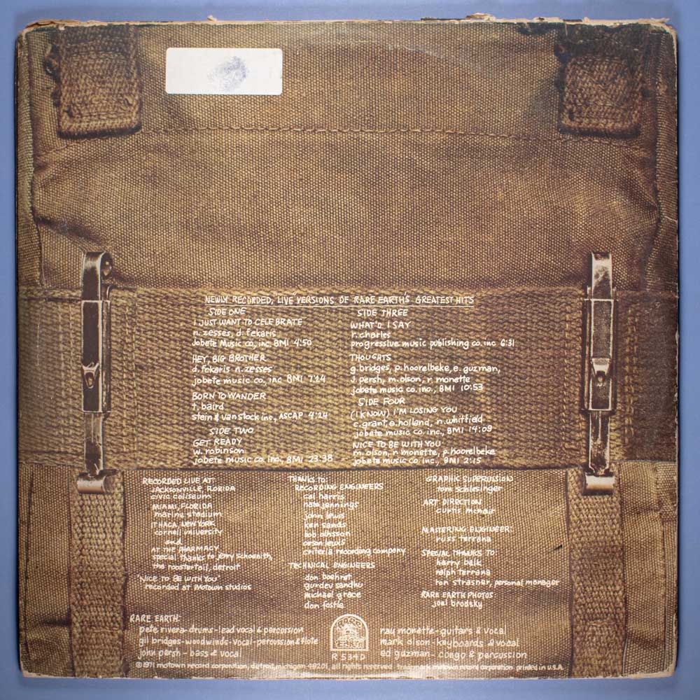 Rare Earth - In Concert (LP Duplo Importado) - Imagem 8