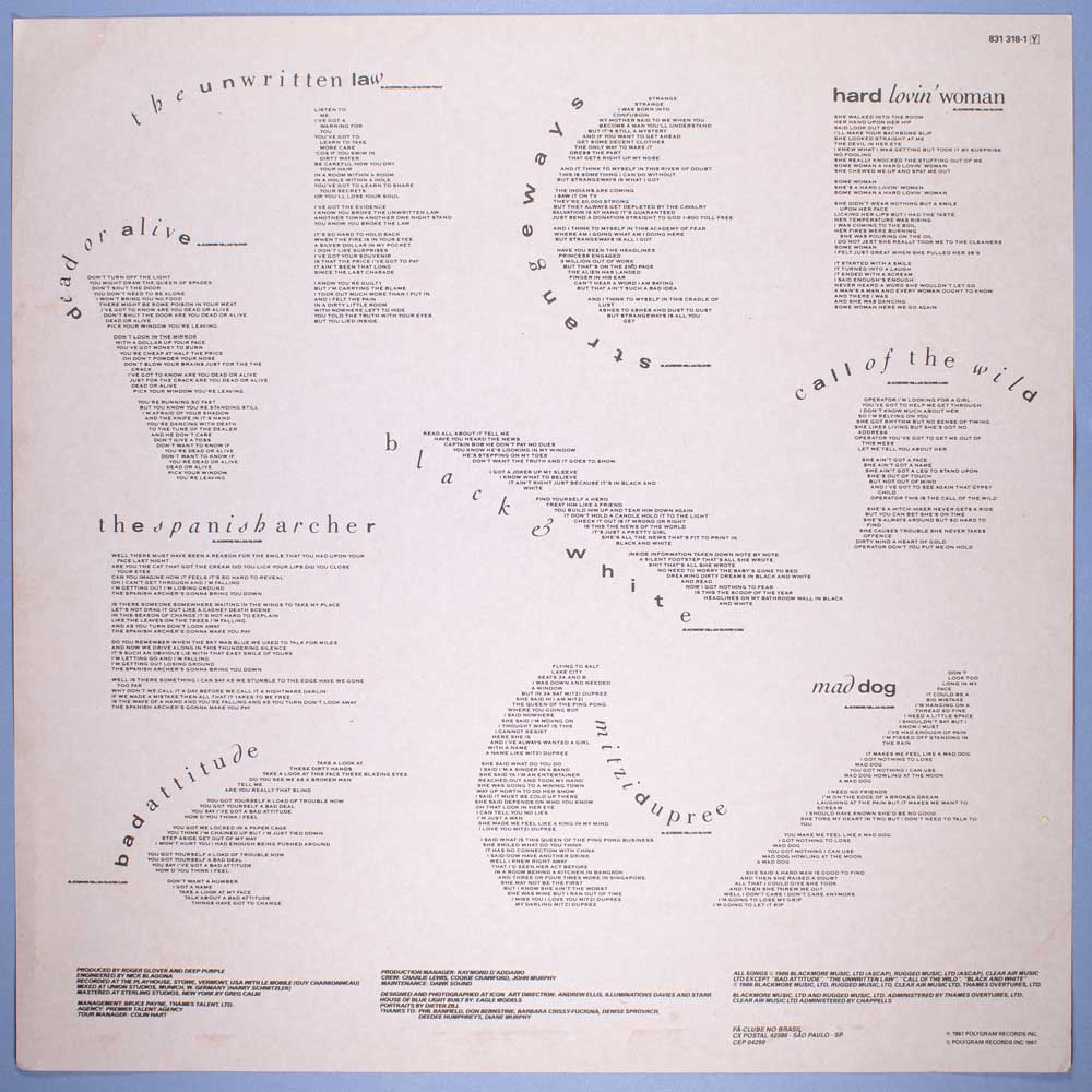 Deep Purple - House of Blue Light (LP) - Image 6