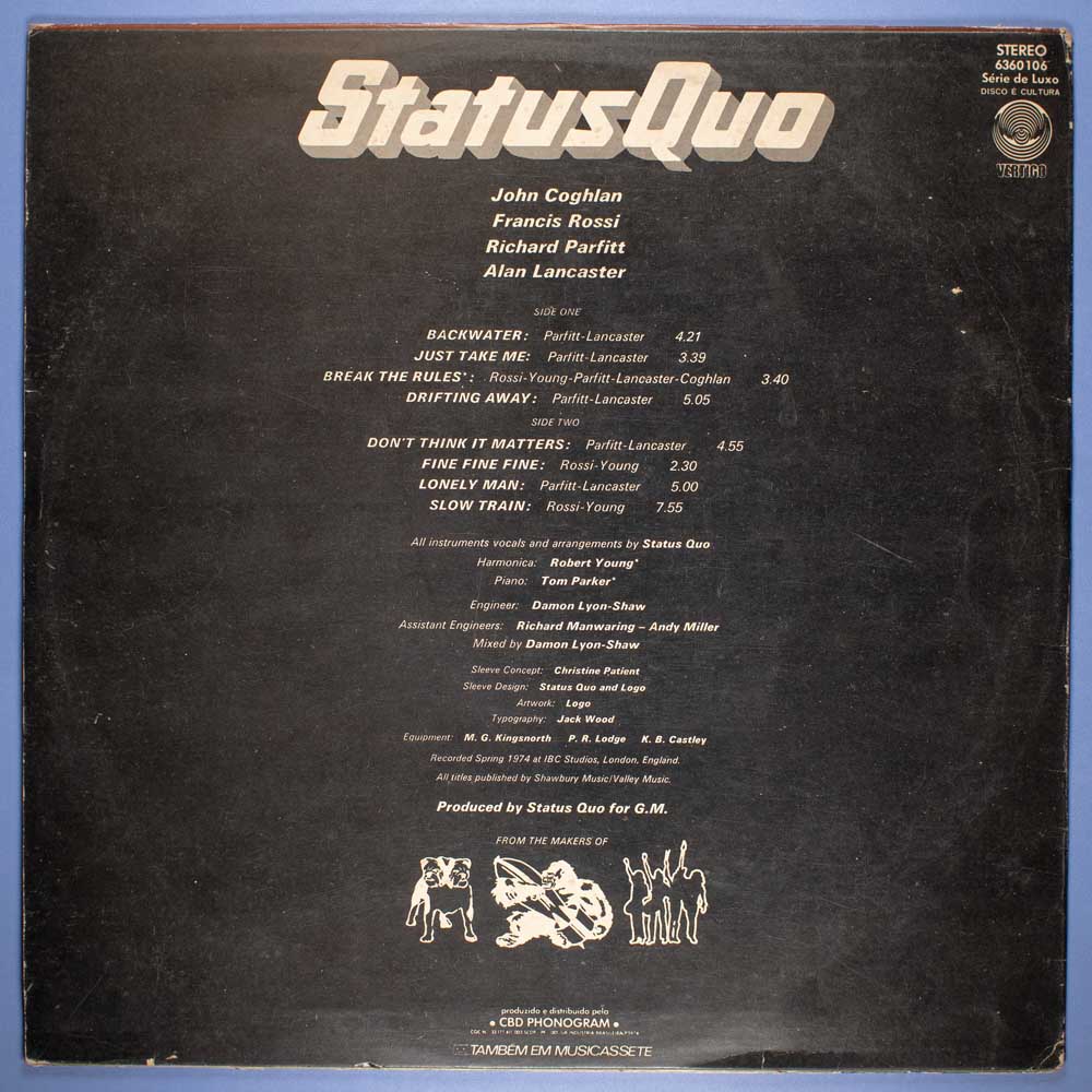 Status Quo - 1974 (LP) - Image 4