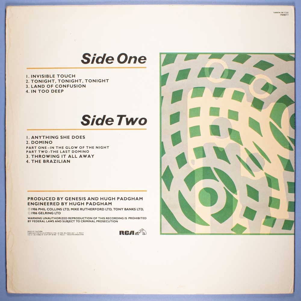 Genesis - Invisible Touch (LP) - Image 4