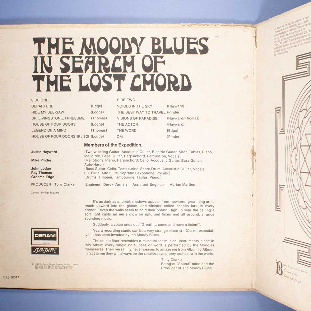 The Moody Blues - In Search Of The Lost Chord (LP Importado) - Image 5