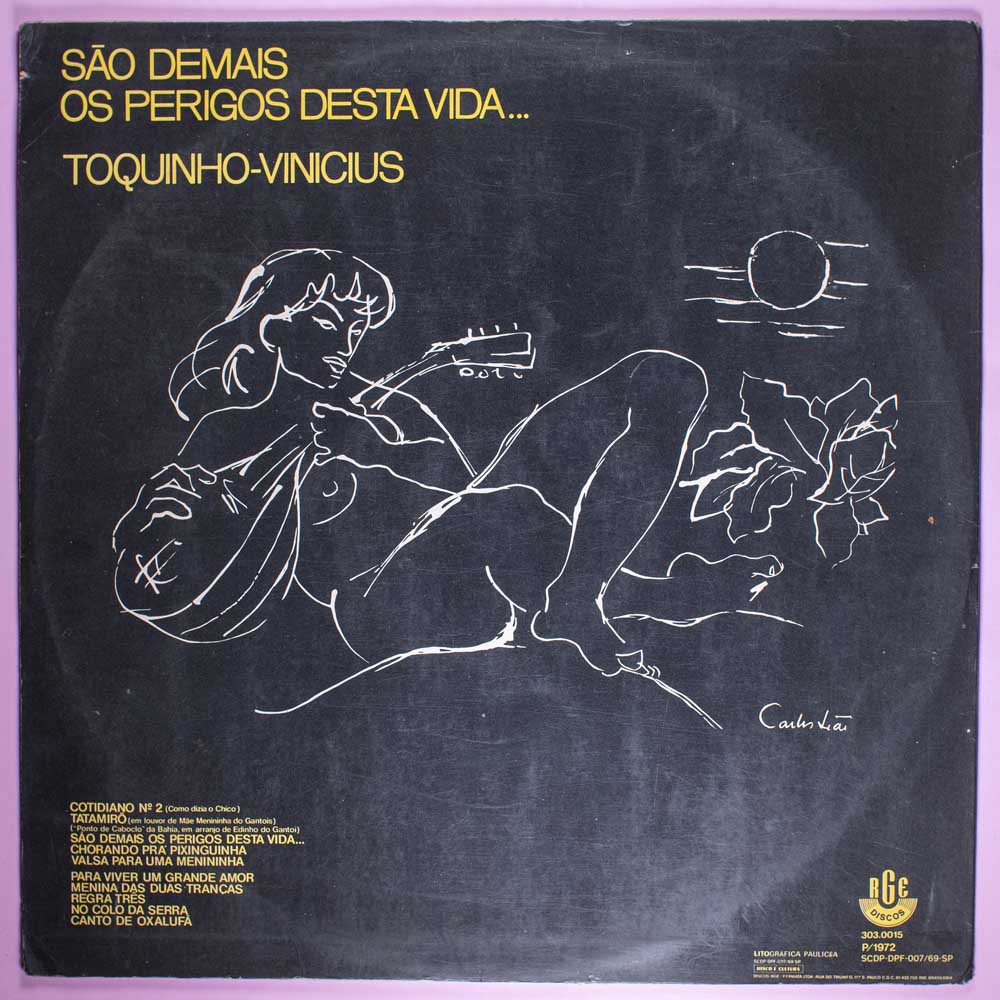 Toquinho e Vinícius - São Demais Os Perigos Desta Vida... (LP) - Image 4