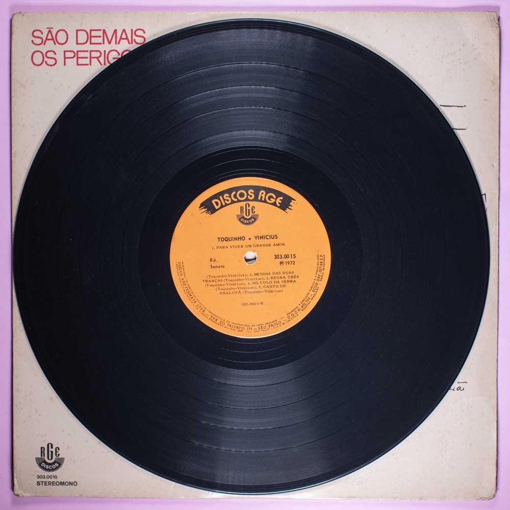 Toquinho e Vinícius - São Demais Os Perigos Desta Vida... (LP) - Image 3