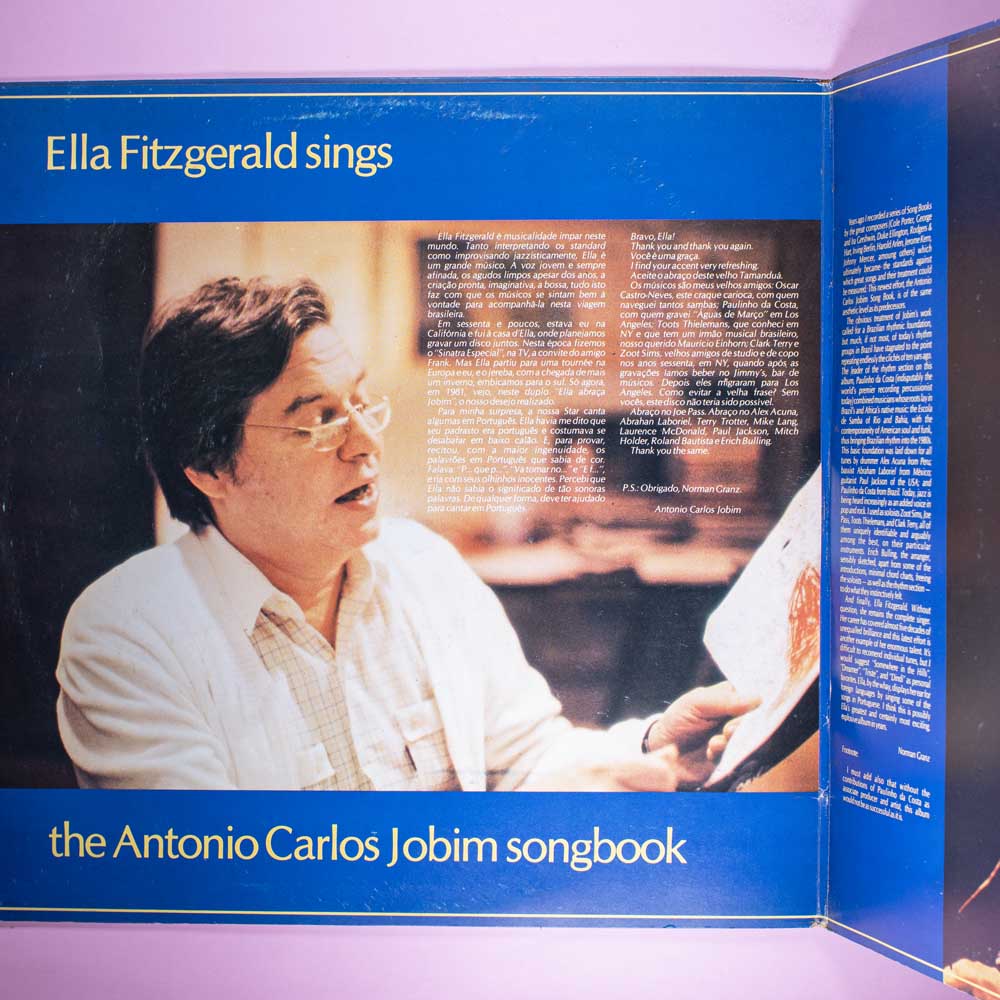 Ella Fitzgerald & Tom Jobim - Ella Abraça Jobim (LP Duplo) - Image 7