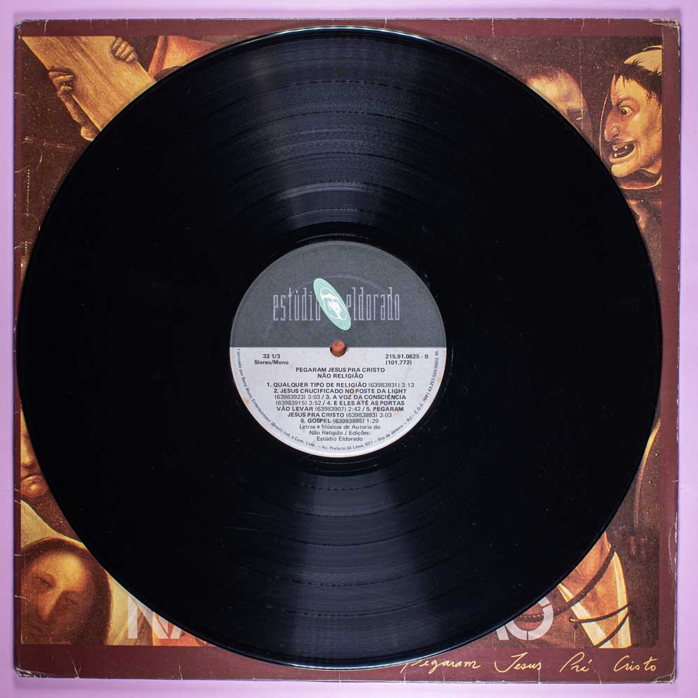 Não Religião - Pegaram Jesus Pra Cristo (LP) - Image 3