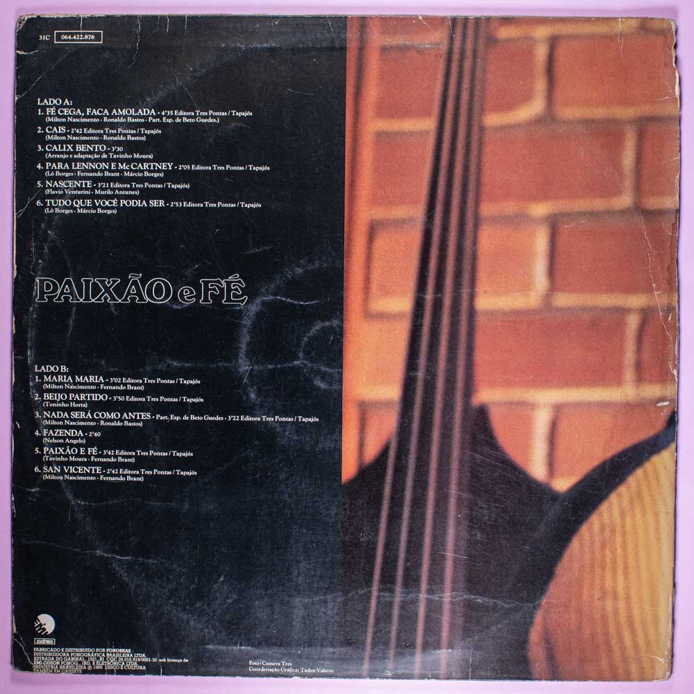 Milton Nascimento - Paixão e Fé (LP) - Image 4