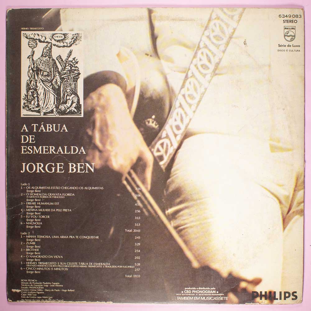 Jorge Ben - A Tábua de Esmeralda (Vinil LP) - Imagem 4