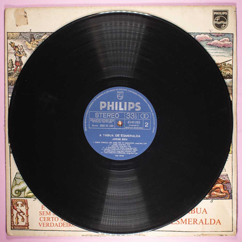Jorge Ben - A Tábua de Esmeralda (Vinil LP) - Imagem 3