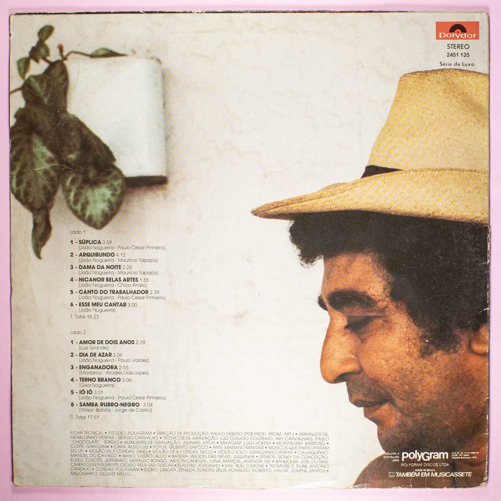João Nogueira - Clube do Samba (Vinil LP) - Imagem 4