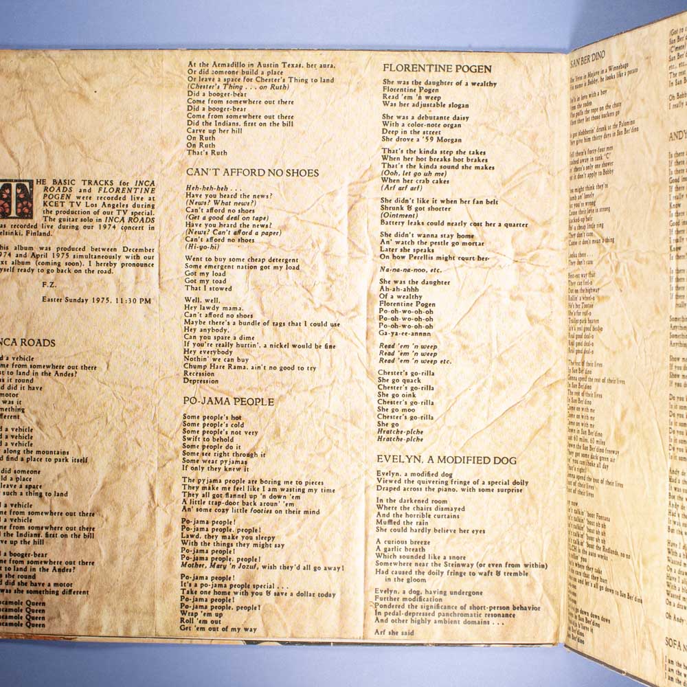 Frank Zappa - One Size Fits All (Vinil LP) - Imagem 5