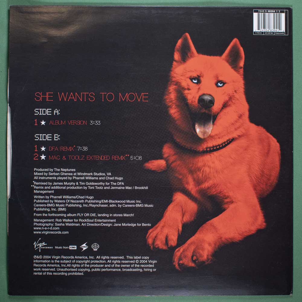 N*E*R*D - She Wants To Move (Vinil EP Single Importado) - Imagem 4
