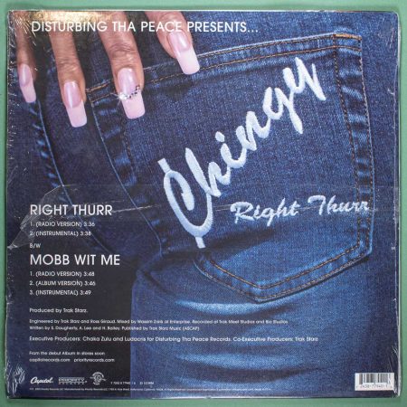 Chingy - Right Thurr (Vinil EP Single Importado)