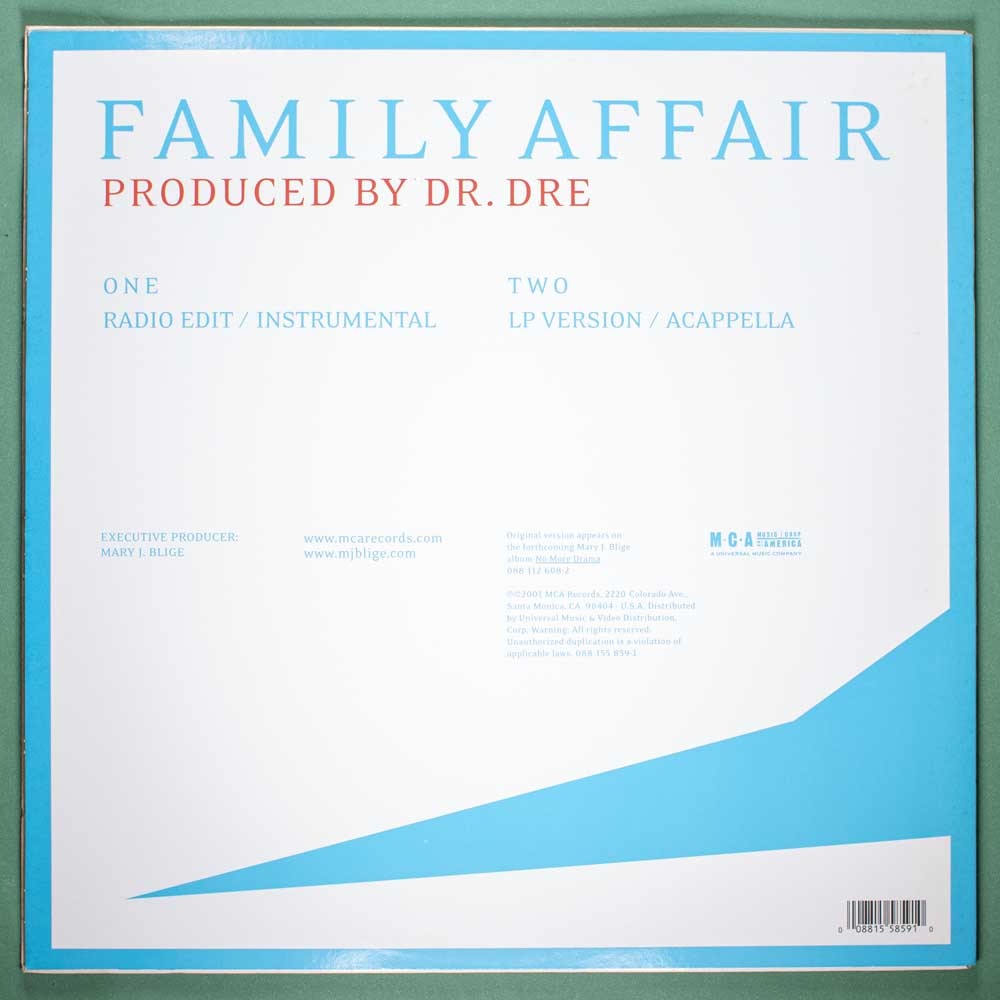 Mary J. Blidge - Family Affair (Vinil EP Single Importado) - Imagem 4