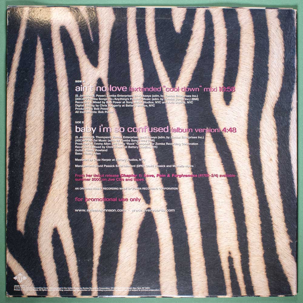 Syleena Johnson - Ain't No Love (Vinil EP Single Importado) - Imagem 4