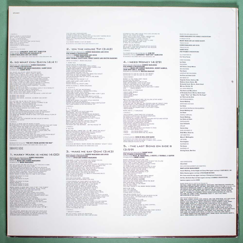 Marky Mark & The Funky Bunch - Music For The People (Vinil LP) - Imagem 4