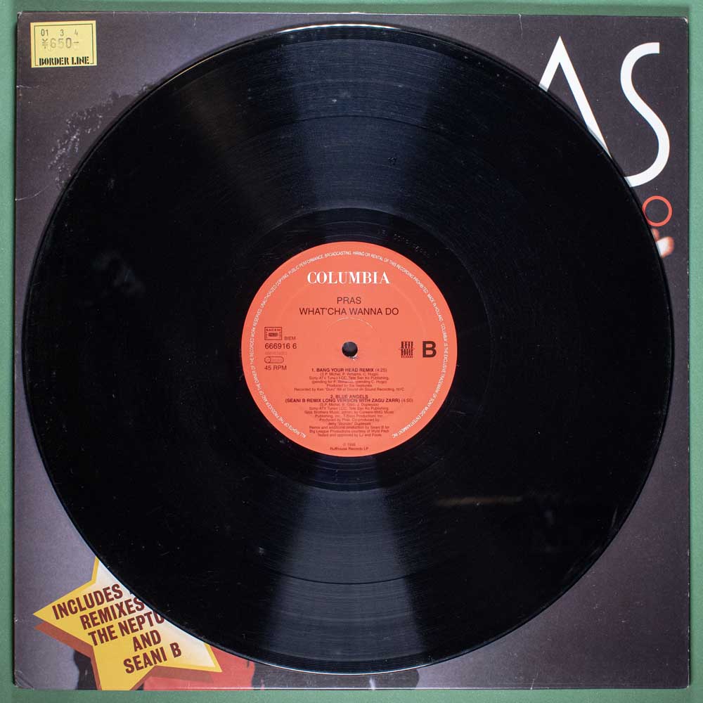 PRAS - What'cha Wanna Do (Vinil EP Single Importado) - Imagem 3