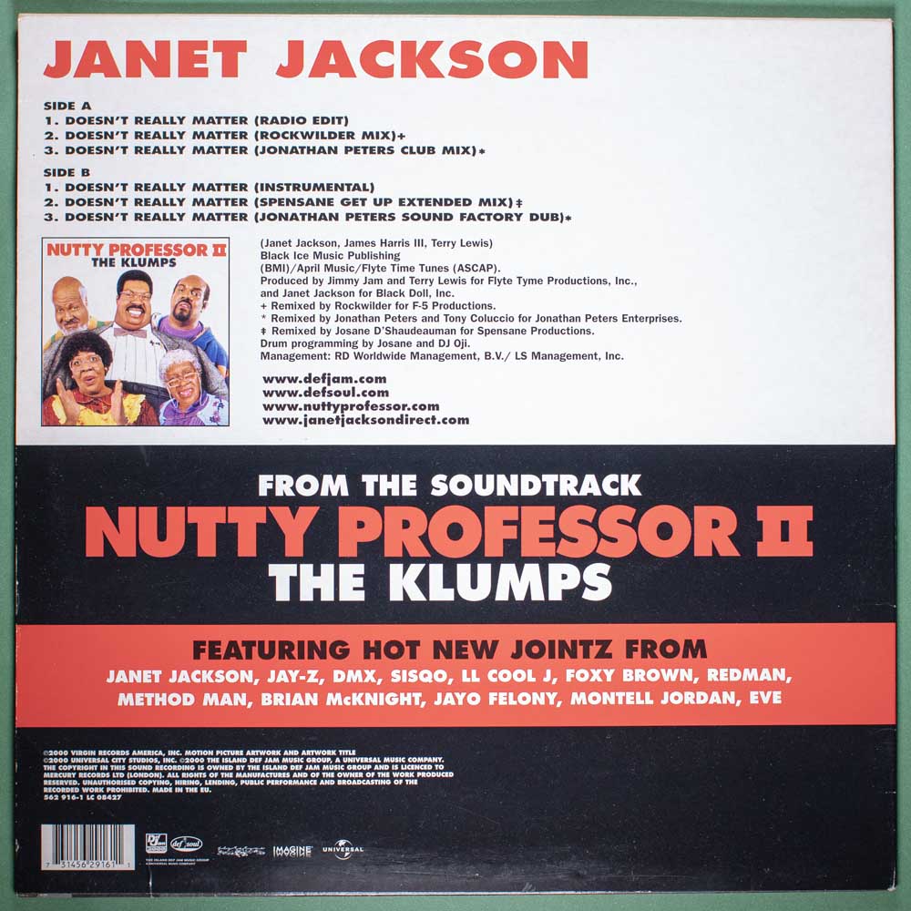 Janet Jackson - Doesn't Really Matter (Vinil EP Single Importado) - Imagem 4