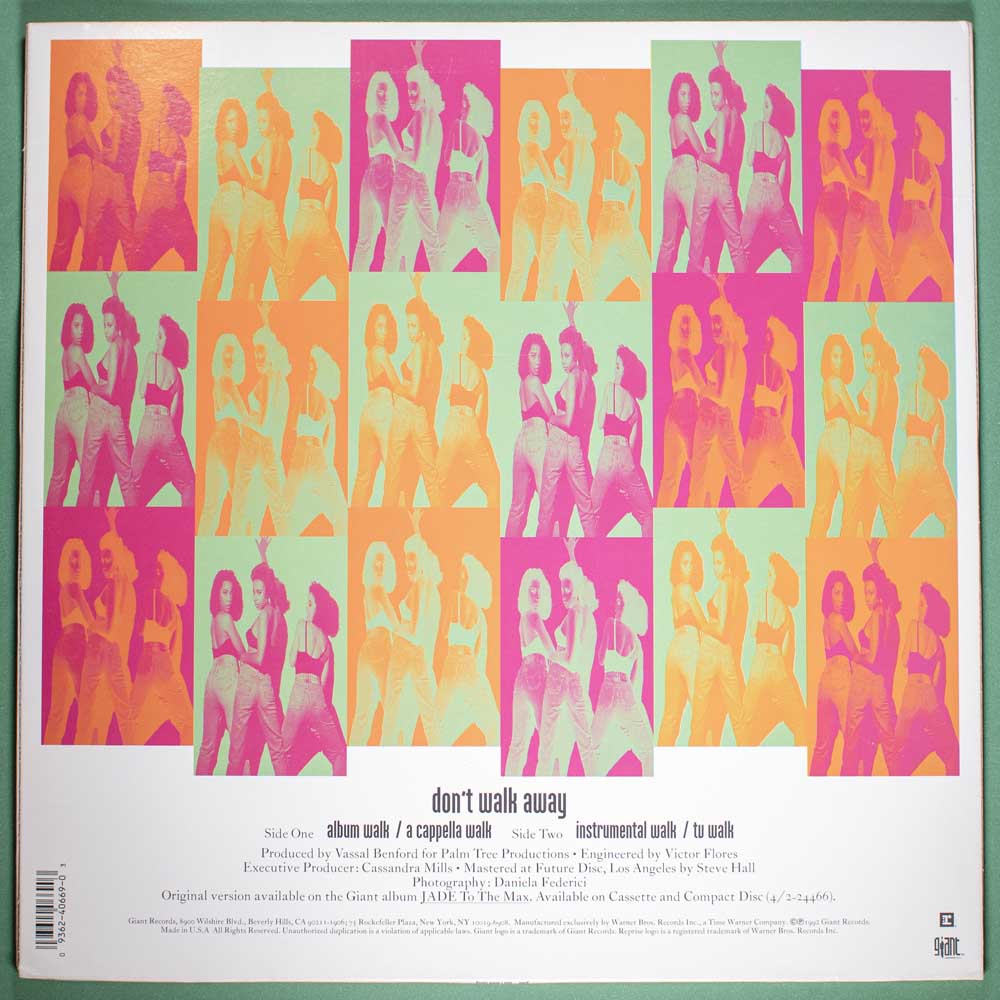 Jade - Don't Walk Away (Vinil EP Single Importado) - Imagem 4