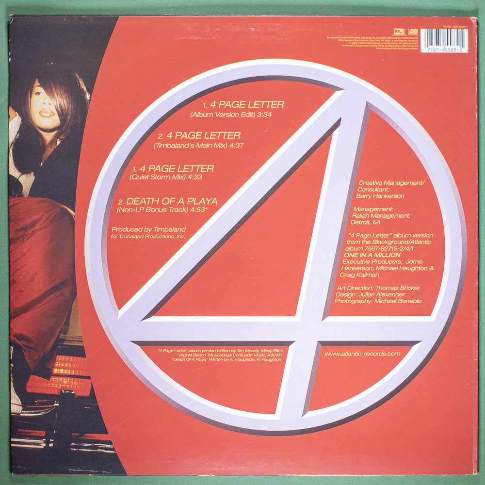 Aalliyah - 4 Page Letter (Vinil LP) - Imagem 4