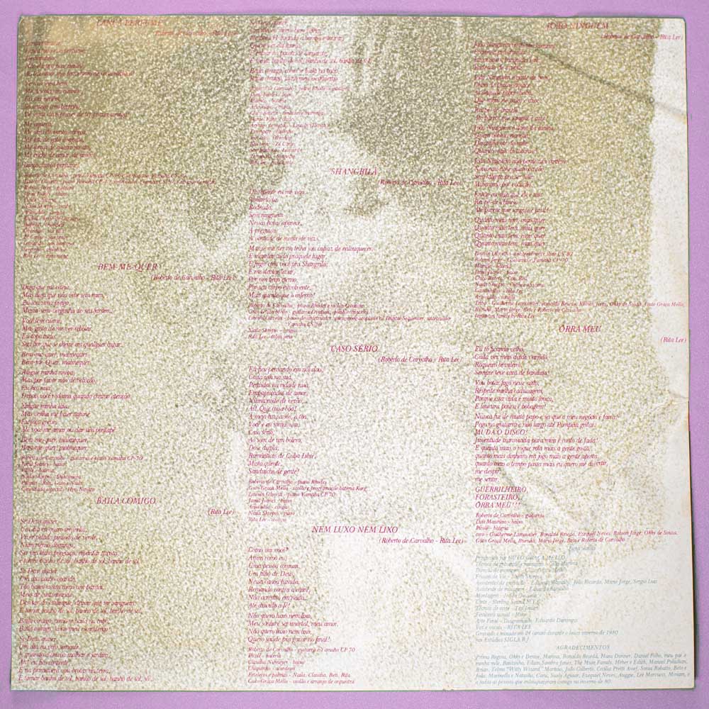 Rita Lee - 1978 Lança Perfume (Vinil LP) - Imagem 5