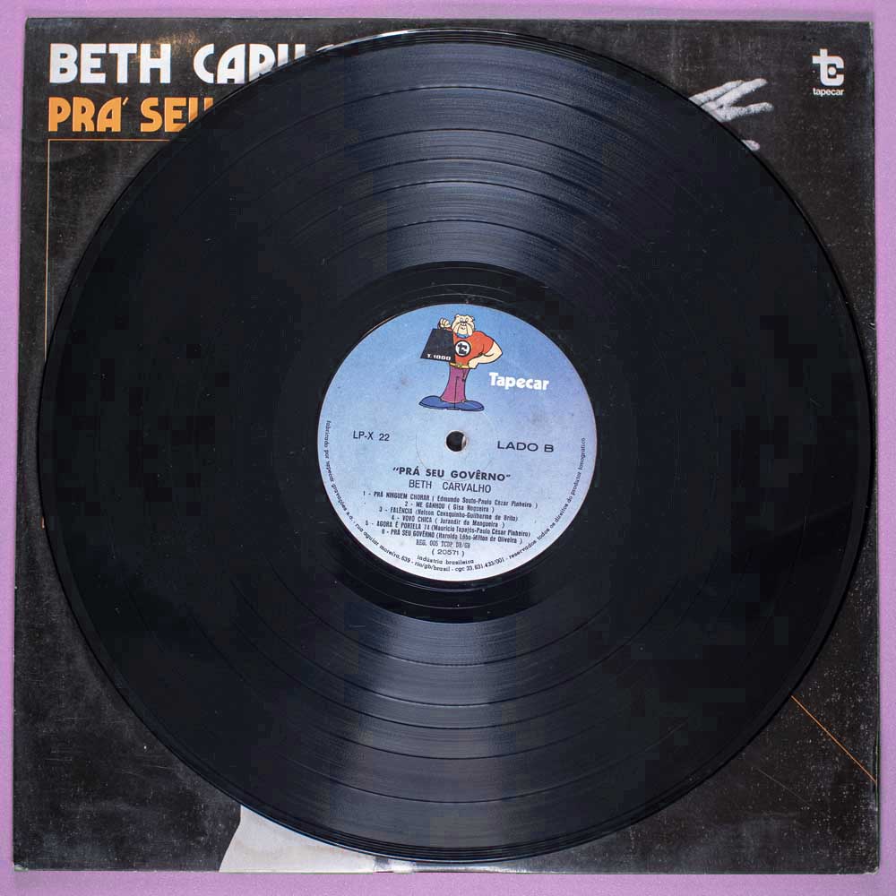 Beth Carvalho - Prá Seu Governo (Vinil LP) - Imagem 3