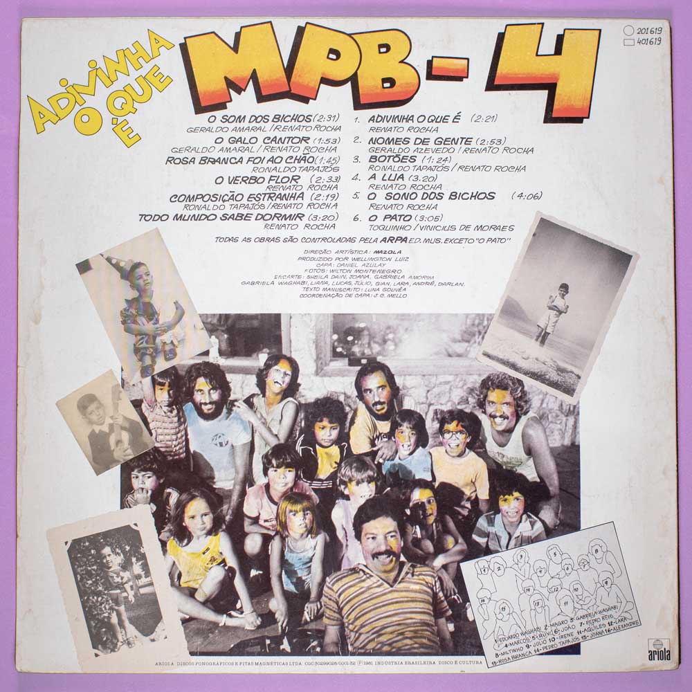 MPB4 - Adivinha O Que É (Vinil LP) - Imagem 4