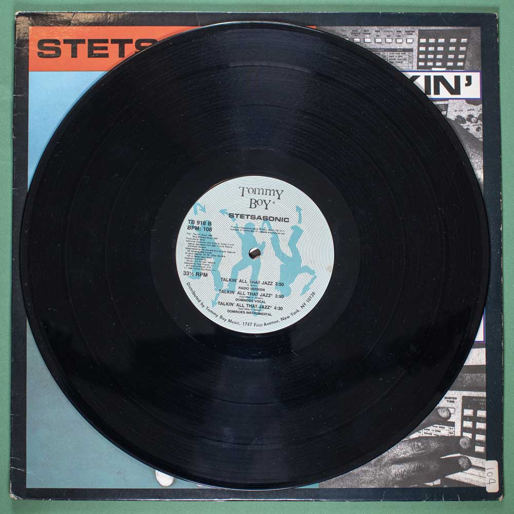 Stetsasonic - Talkin' All That Jazz (Vinil EP Single Importado) - Imagem 3