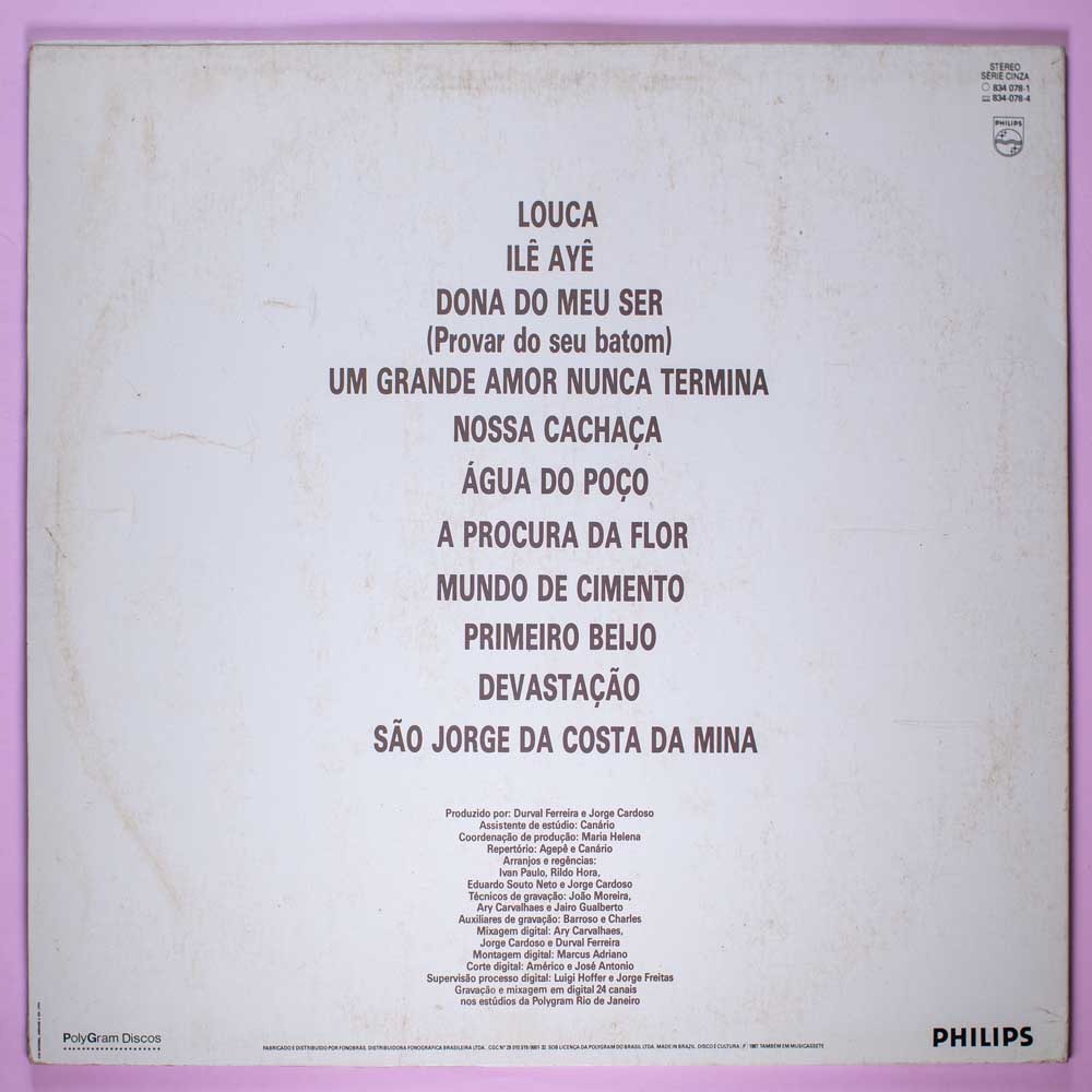 Agepê - 1987 Louca (Vinil LP) - Imagem 6