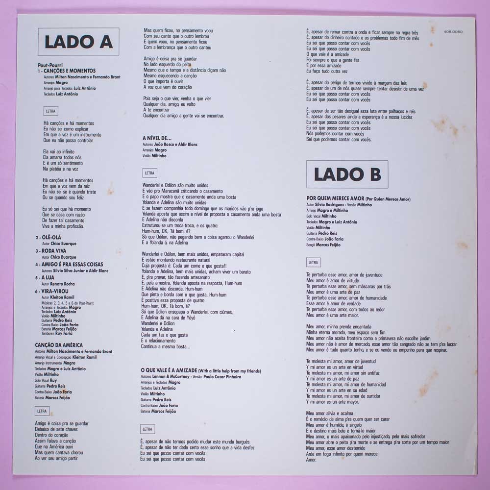 MPB4 - Ao Vivo (Vinil LP) - Imagem 4