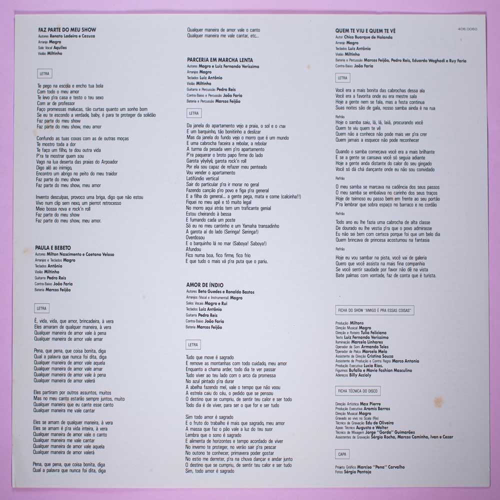 MPB4 - Ao Vivo (Vinil LP) - Imagem 5