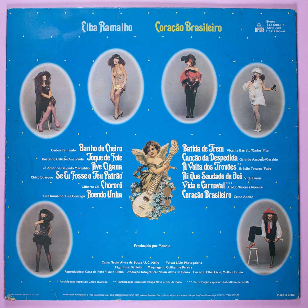 Elba Ramalho - Coração Brasileiro (Vinil LP) - Imagem 4