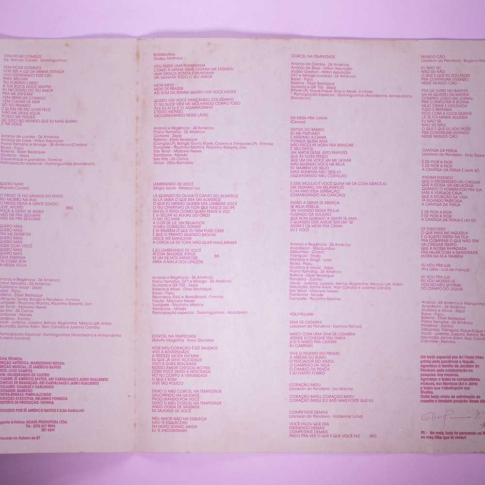 Elba Ramalho - ELBA 1987 (Vinil LP) - Imagem 7