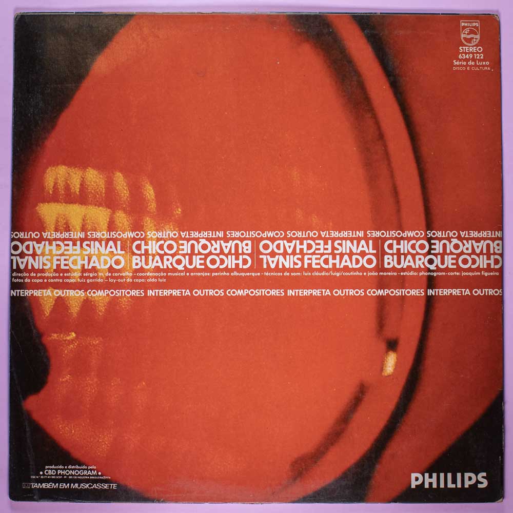 Chico Buarque - Sinal Fechado (Vinil LP) - Imagem 4