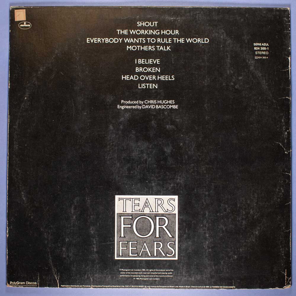 Tears For Fears - Songs From The Big Chair (Vinil LP) - Imagem 6