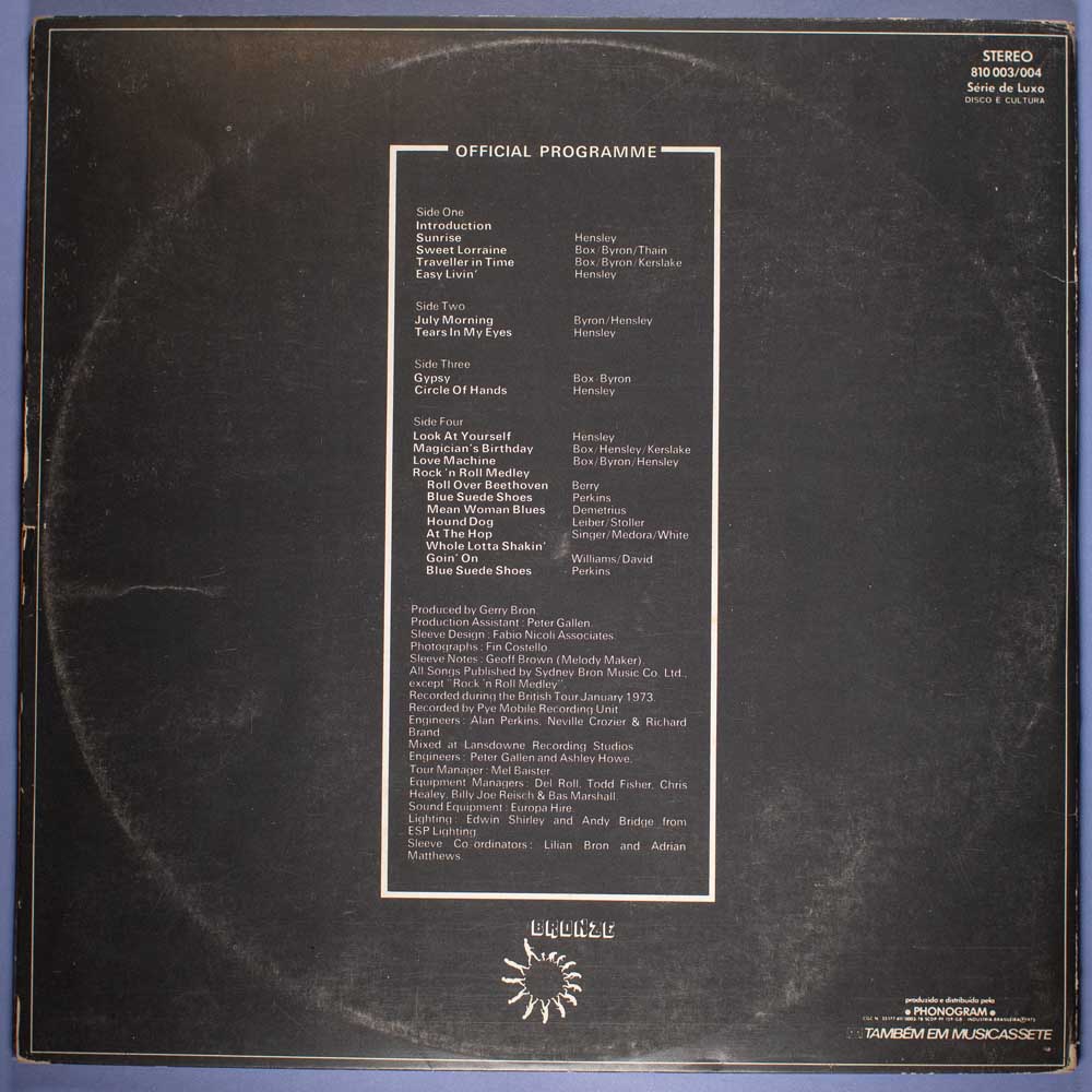 Uriah Heep - Live (Vinil LP) - Imagem 8