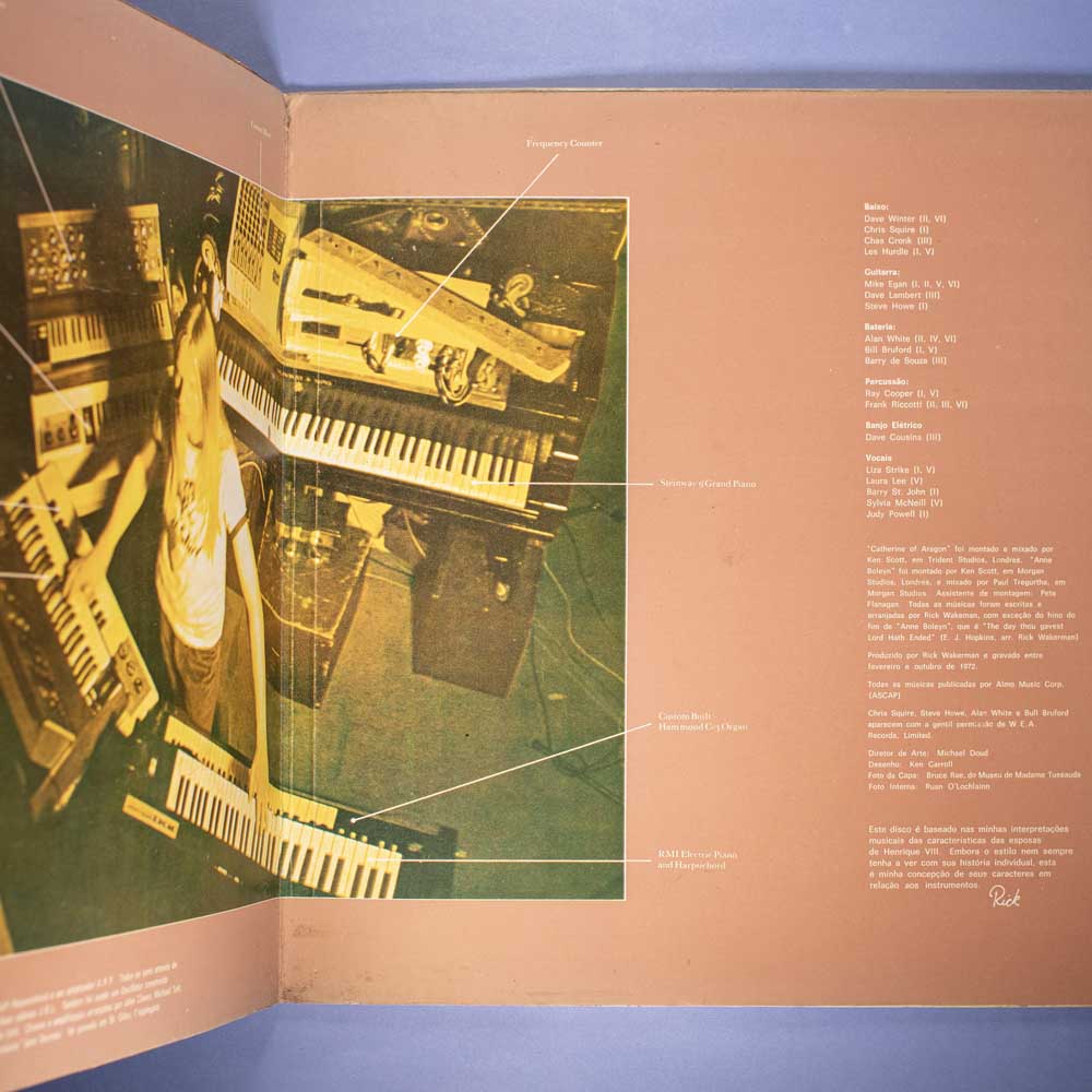 Rick Wakeman - The Six Wives Of Henry VIII (Vinil LP) - Imagem 4