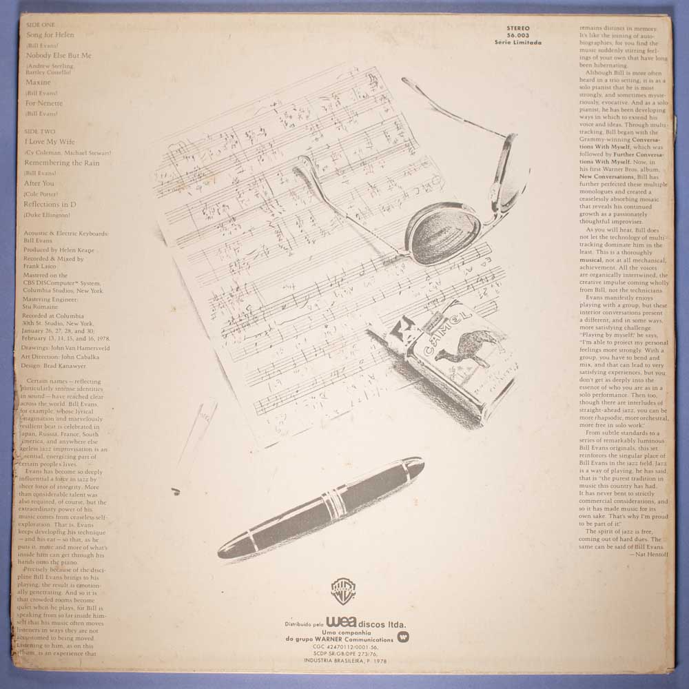 Bill Evans - New Conversations (Vinil LP) - Imagem 4