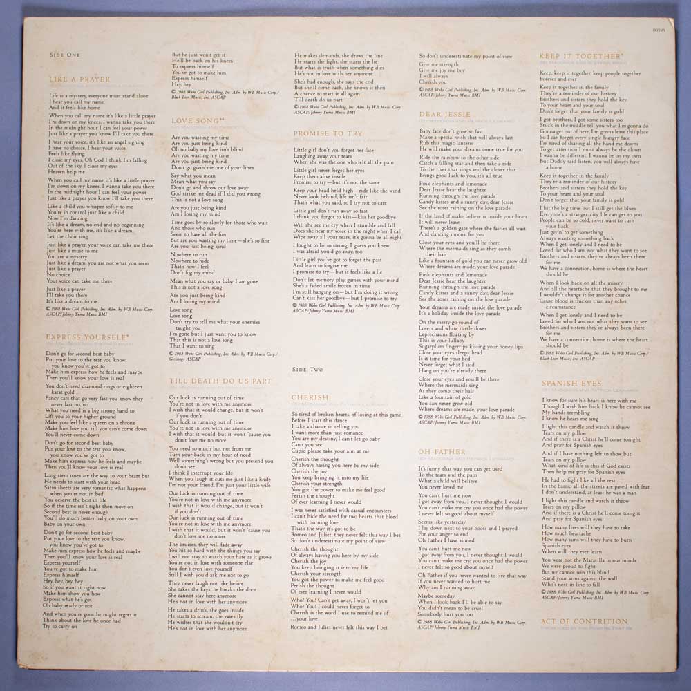 Madonna - Like A Prayer (Vinil LP) - Imagem 5
